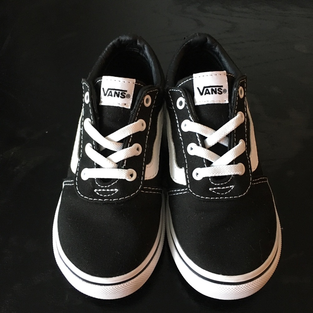 Black Vans Toddler size 10